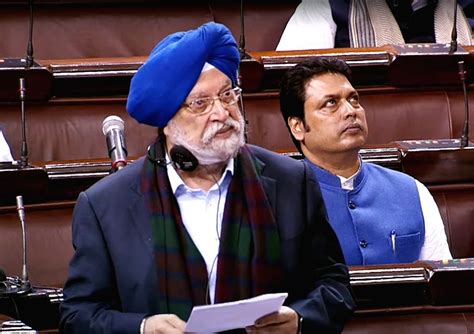 Union Minister Hardeep Singh Puri Speaks In Rajya Sabha