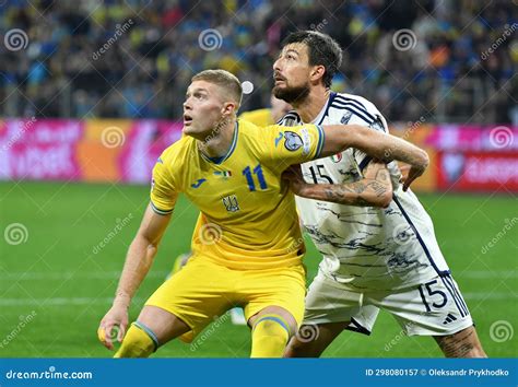 Uefa Euro Qualifying Round Ukraine Italy Editorial Photography