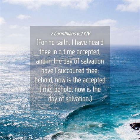 2 Corinthians 6:2 KJV Bible Verse Images