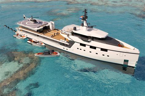 JEFF BEZOS Yacht • Y721 • Oceanco • 2022 • Value $250M • Support Vessel ...