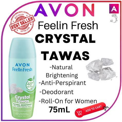 Avon Feelin Fresh Crystal Tawas Brightening Pampaputi Ng Kili Kili