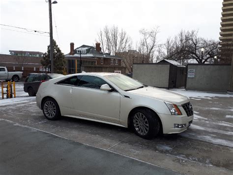 Immaculate Pearl White Cadillac Cts Coup 2013 For Sale Cars And Trucks Edmonton Kijiji