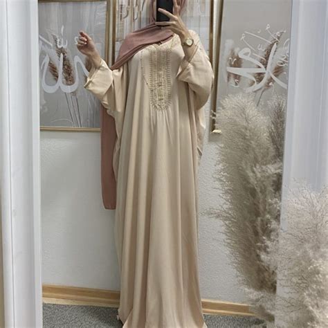 Oversize Eid Dress Islamische Kleidung Muslim Fashion City Abaya