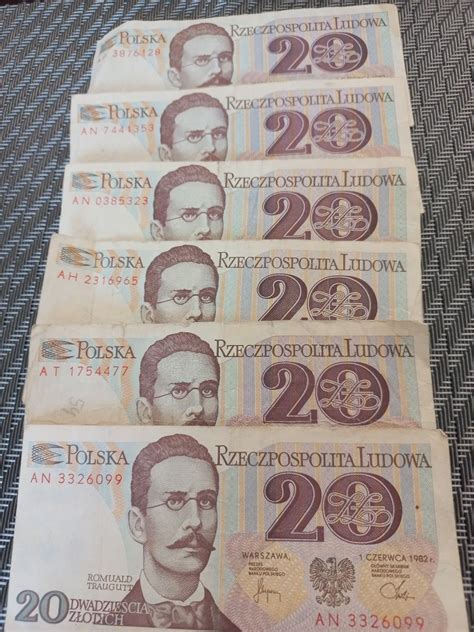 Banknoty 20 zł z Prl Bydgoszcz OLX pl