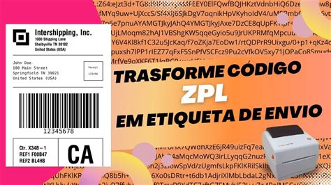 COMO TRANSFORMAR CÓDIGO ZPL EM ETIQUETA PARA IMPRESSORA TERMICA