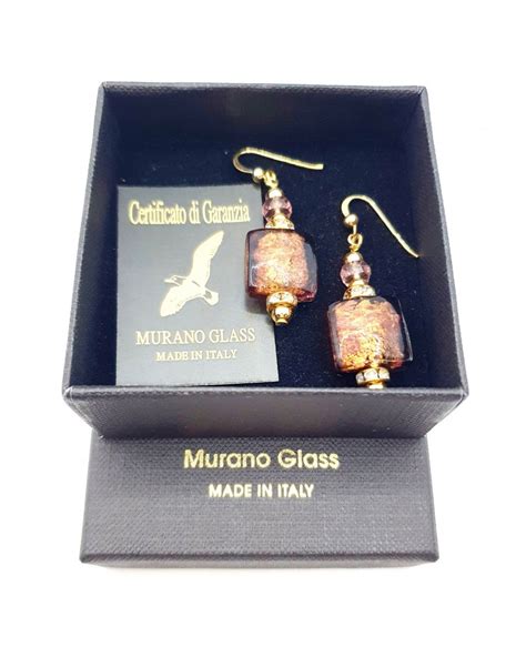 Boucles D Oreilles Verre De Murano Bijoux Fantaisies Artisans Italiens