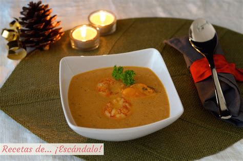 Crema De Marisco Receta F Cil Para Navidad Recetas De Esc Ndalo