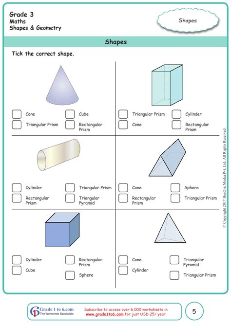 Free Printable Geometry Worksheets 3rd Grade Shapes And Sides Worksheets For 3rd Grade 001