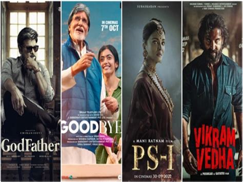 Box Office Collection Of Goodbye Godfather Ponniyin Selvan Vikram Vedha