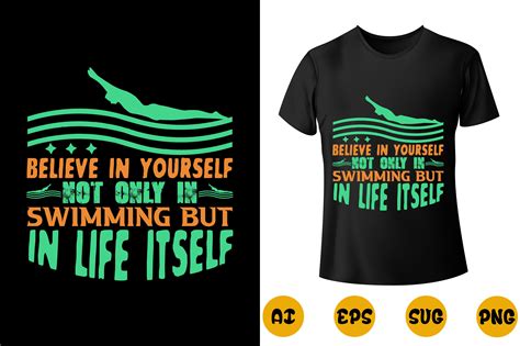 Swimming T Shirt Design 26 Graphic By Zahid T Shirt Designer