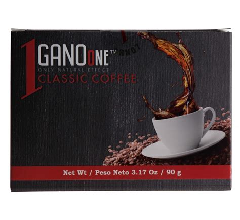 Ganoone Instant Classic Black Coffee With Ganoderma Reishi Mushroom