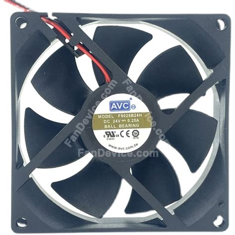 Avc F B H Dc V A Wires Axial Cooling Fan Fandevice