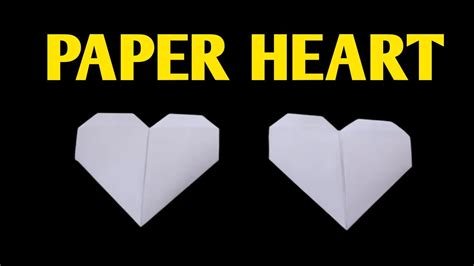 How To Make A Paper Heart Folding Origami Heart Tutorial Valentine Day Special Youtube