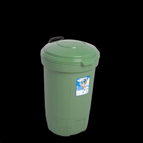 Jual KHUSUS GO SEND TEMPAT SAMPAH BUKA TUTUP 120 LITER RODA BIO GREEN