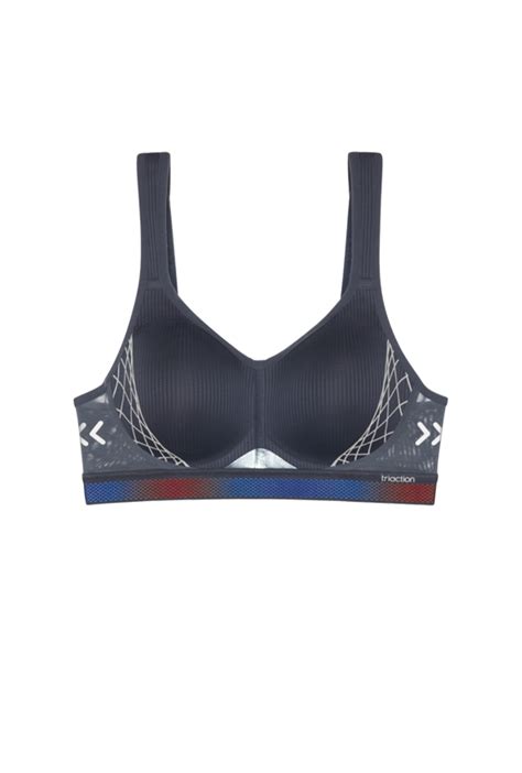 Soutien Gorge Ampliforme Sans Armatures Triumph Triaction Cardio Cloud Gris