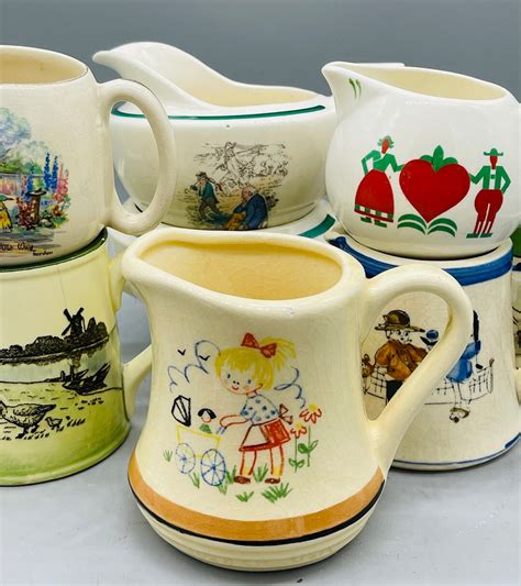 Vintage Creamers With People As Decoration Sold Individuallyhand