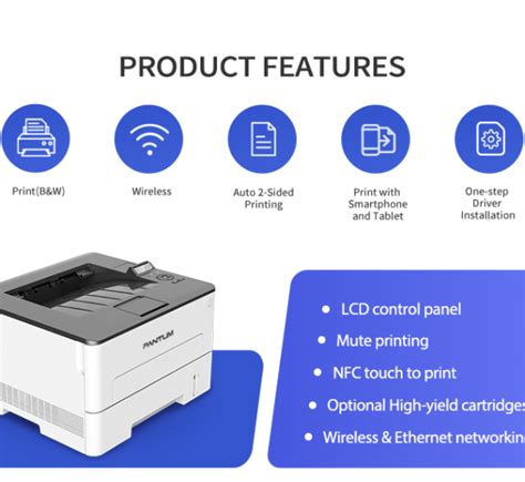 Pantum P Dw Single Function Mono Laser Printer Pantum