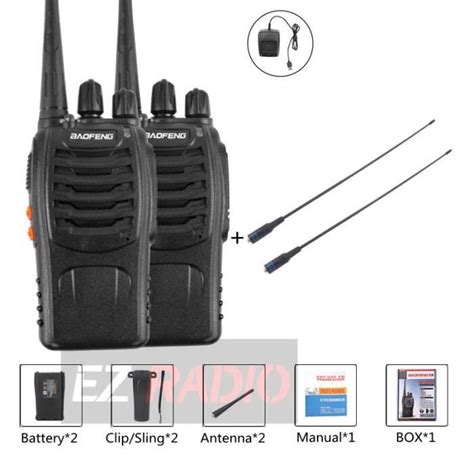 Talkies Walkieswalkie Talkie 888s2 Piècesradio Bidirectionnelle