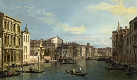 Canal Grande Di Venezia Catalogo Illustrato Dipinti Sul Lato Destro