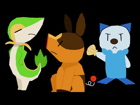 Pokemon Black + White Starters by POKEPEPPER on DeviantArt