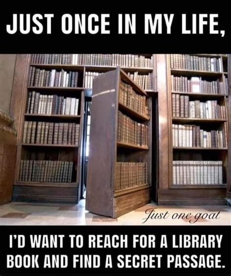 Secret passage : r/Libraries