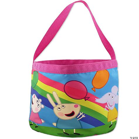 Peppa Pig Collapsible Bucket Tote Bag Oriental Trading