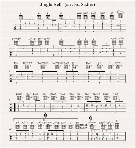 Jingle Bells Chords On Guitar At Rosemary Hernandez Blog