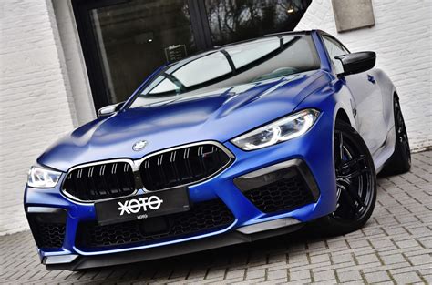 Frozen Marina Bay Blue BMW M8 F92 Carpaints Co