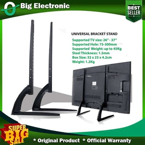 Promo Kaki Tv Stand Bracket Led Inch Universal Semua Merk Tv