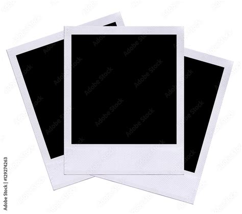 Blank Polaroid Film Layout Stock Photo Adobe Stock