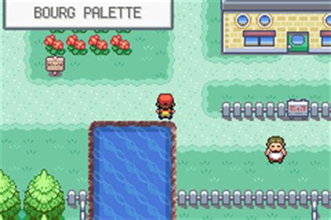 Pokémon Rouge Feu et Vert Feuille Guide des Lieux Bourg Palette