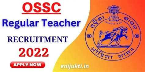 Ossc Regular Teacher Recruitment 2022 Notificationapply Online 7540 Post