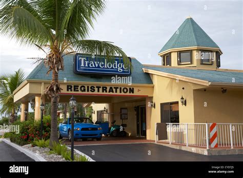 car in travelodge motel registration area homestead florida city usa ...
