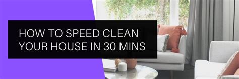 How To Speed Clean Your House Home Palette