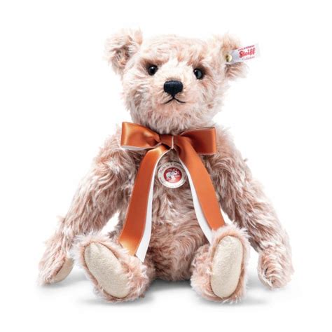 Steiff British Collectors Teddy Bear 2024 Fully Jointed Finest Tipped