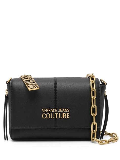 Versace Jeans Couture Logo Plaque Crossbody Bag Farfetch