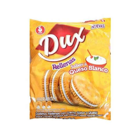 Galletas Dux Rellenas Con Crema Sabor Queso Blanco G Supermercado