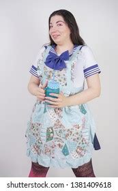 Charming Plus Size Anime Girl School Stock Photo 1381409618 | Shutterstock