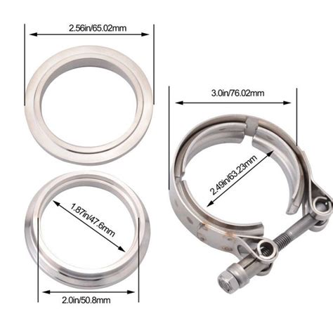 Speedwow V Band Inch Clamp Stainless Steel V Band