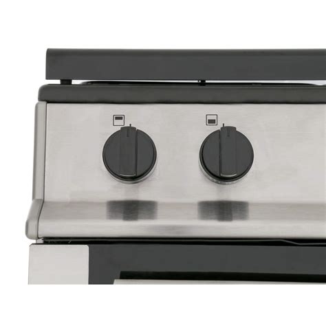 Belling Fs50gtcl 50cm Twin Cavity 4 Burners Gas Cooker In Stainless Steel Buy Online In Bahamas