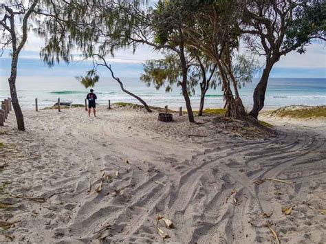 Ocean Beach Camping Area at Bribie Island National Park