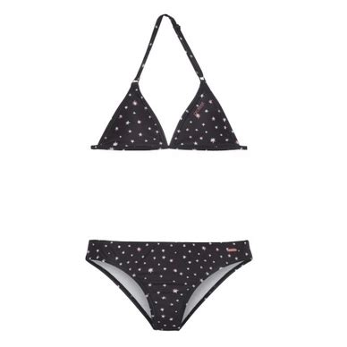 Bikini Protest Girls Noelle Jr Triangle True Black Outdoorsupply