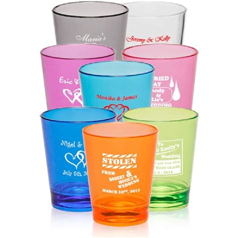 Acrylic Color Shot Glass 1 5 Oz Shot Glasses 24hourwristbands