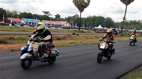 Wisata Racing Pangkep Hebat Road Race Vespa Cc Tak Underbone