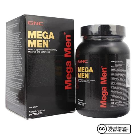 Gnc Mega Men Tablet Multivitaminler Vitaminler