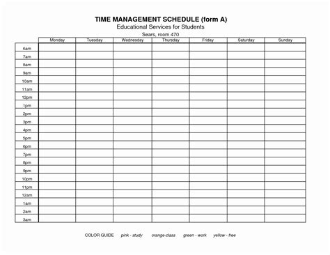 Time Management Diary Template - Tutlin.psstech.co - Time Management ...