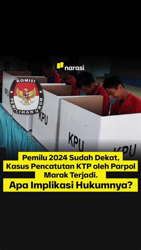 Narasi Newsroom On Twitter Cek Dulu KTP Mu Dicatut Parpol Apa Enggak