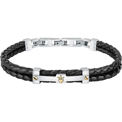 Bracciale Uomo Gioielli Maserati Jm Ave Bracciali Maserati