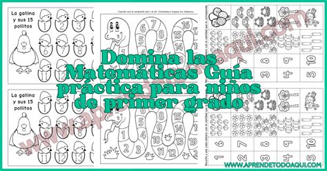 Domina las Matemáticas Guía práctica para niños de primer grado