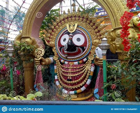 Lord Jagannath At A Temple In Puri Royalty-Free Stock Photography ...